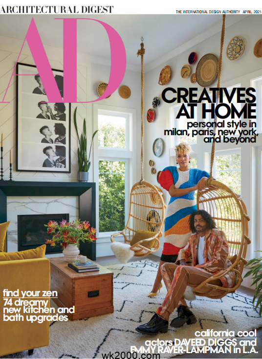 建筑文摘 Architectural Digest-2021年-4月【美国】