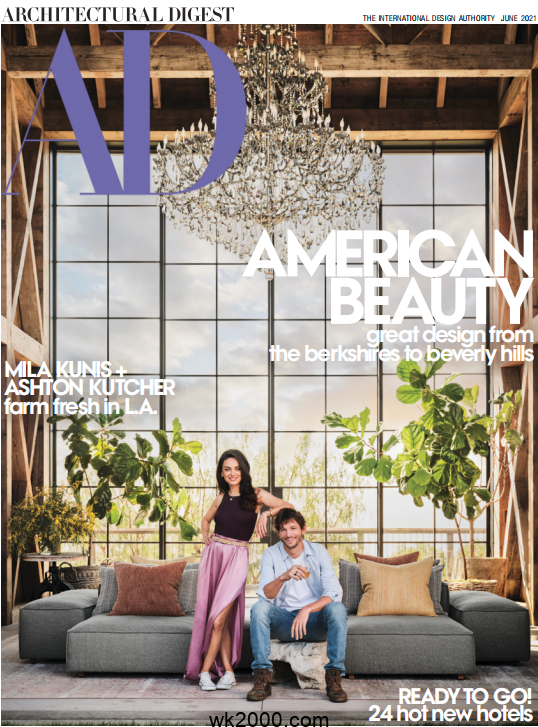 建筑文摘 Architectural Digest-2021年-6月【美国】