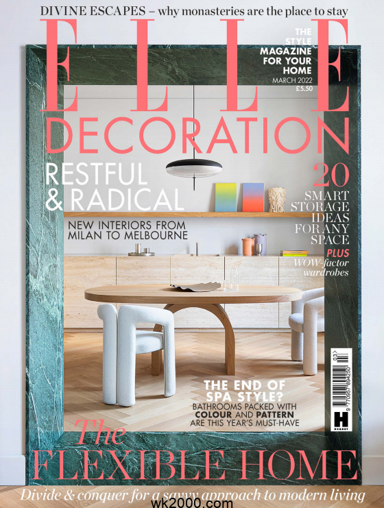 家居廊 Elle Decoration-2022年-3月【英国】