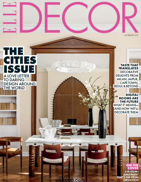 家居廊 Elle Decor-2021年-11月【美国】