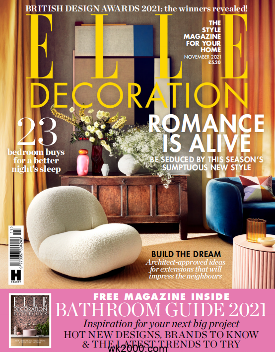 家居廊 Elle Decoration-2021年-11月【英国】