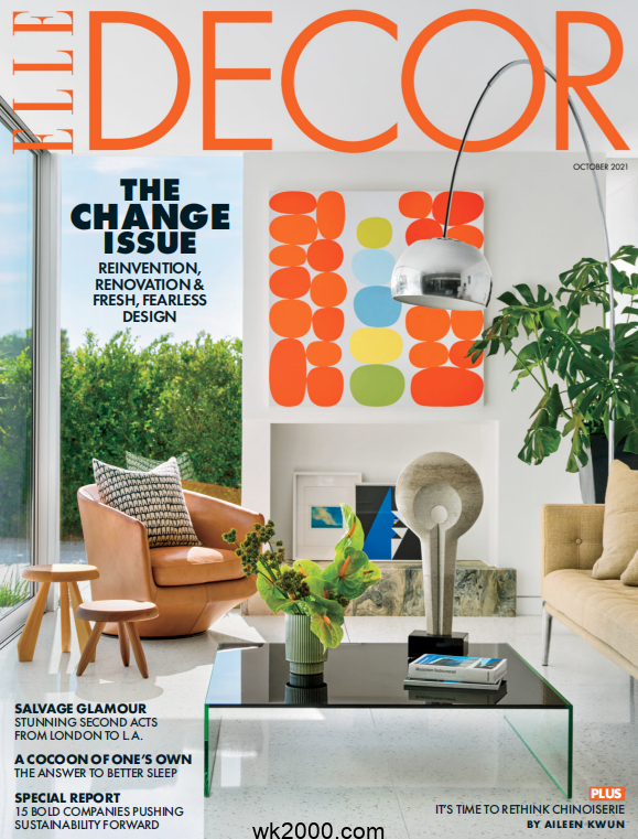家居廊 Elle Decor-2021年-10月【美国】