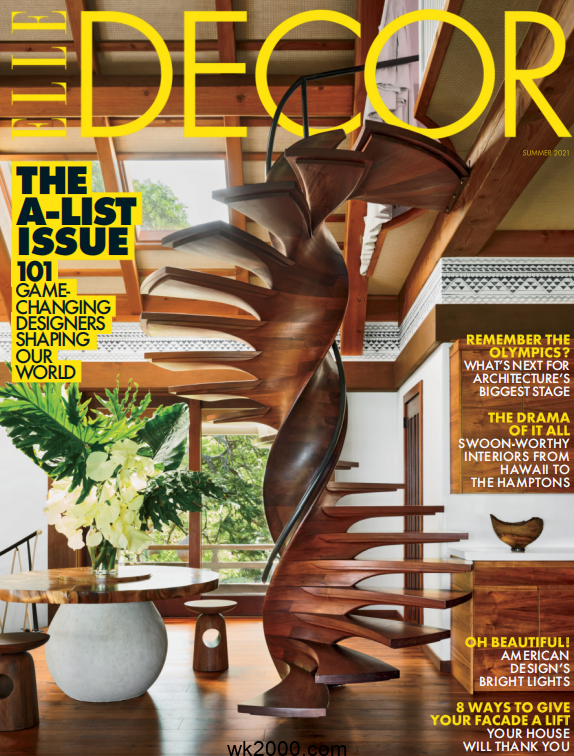 家居廊 Elle Decor-2021年-夏季刊【美国】