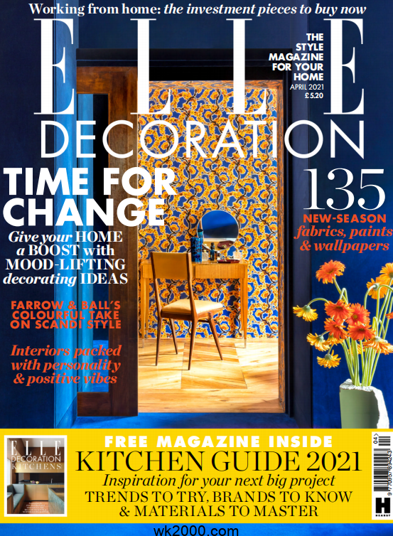 家居廊 Elle Decoration-2021年-4月【英国】