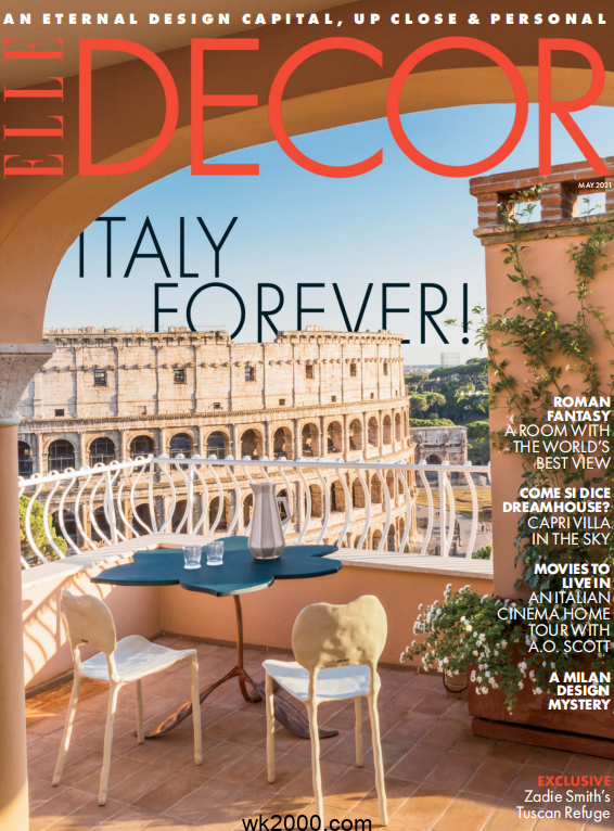家居廊 Elle Decor-2021年-5月【美国】