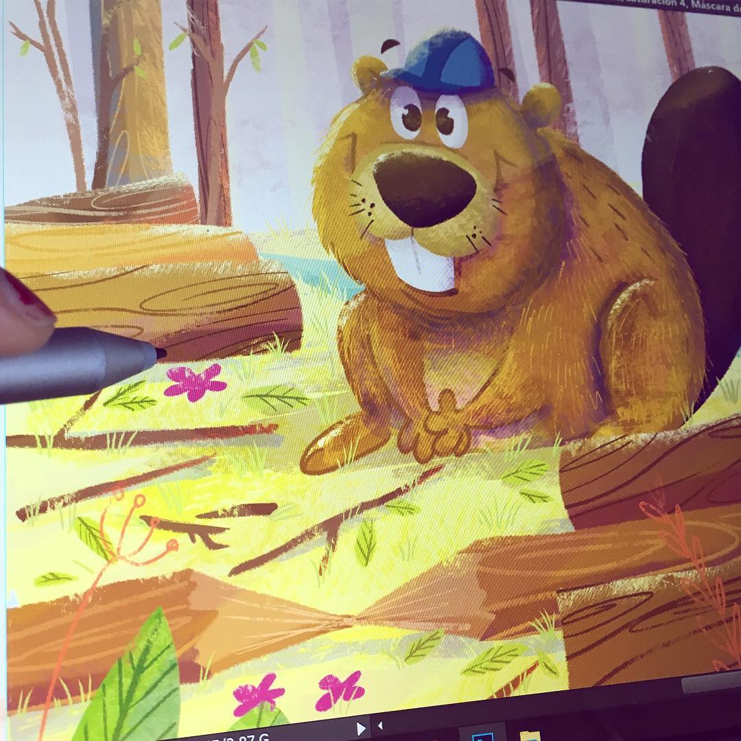 插画师 Leire Martin可爱萌动物 作品集插图