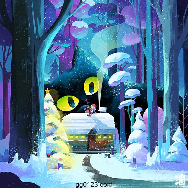 台湾插画师 Little Oil 作品集