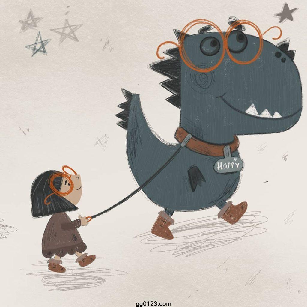 俄罗斯插画师 Nelli Suneli 复古可爱的小动物 作品集插图2