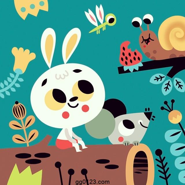 儿童插画师 Tiago Americo 作品集