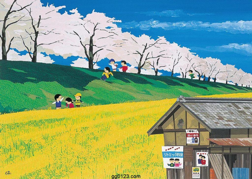 日本插画师 西口保 自然清新假日闲适 作品集插图1