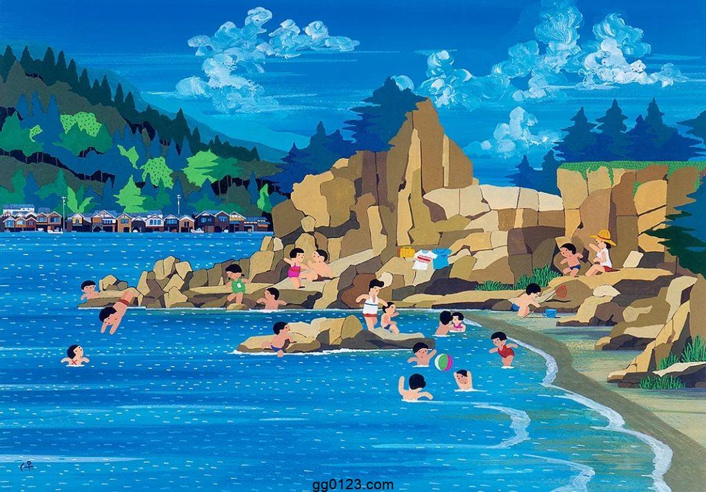 日本插画师 西口保 自然清新假日闲适 作品集插图2