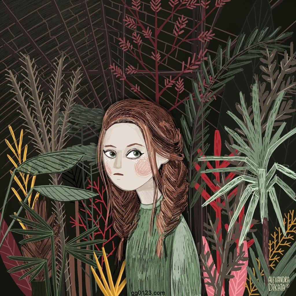 仙女插画师 Alexandra Dikaia 作品集