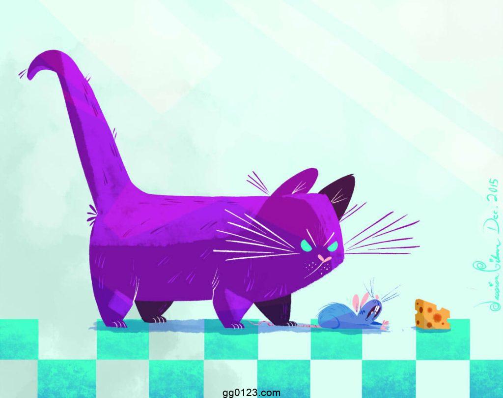 美国插画家 Jessica Gibson 可爱动物 作品集插图1