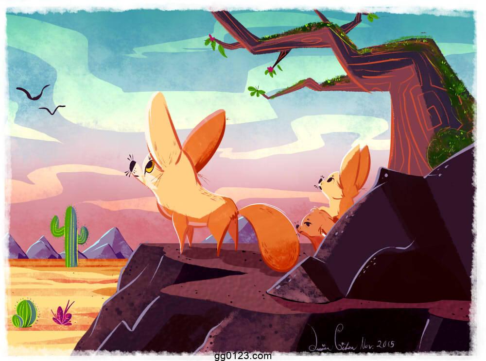 美国插画家 Jessica Gibson 可爱动物 作品集插图2