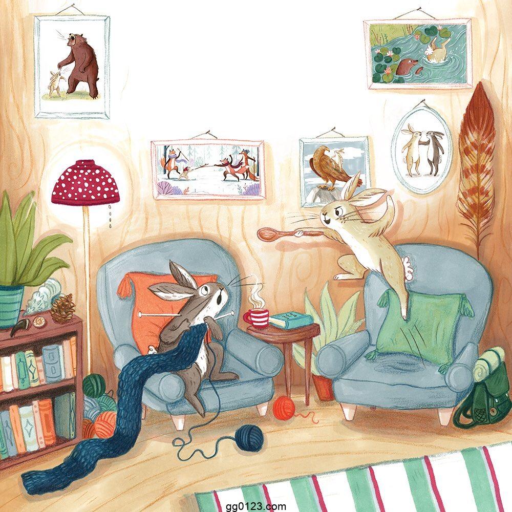 插画师 Nicola Kinnear 可爱童趣 作品集