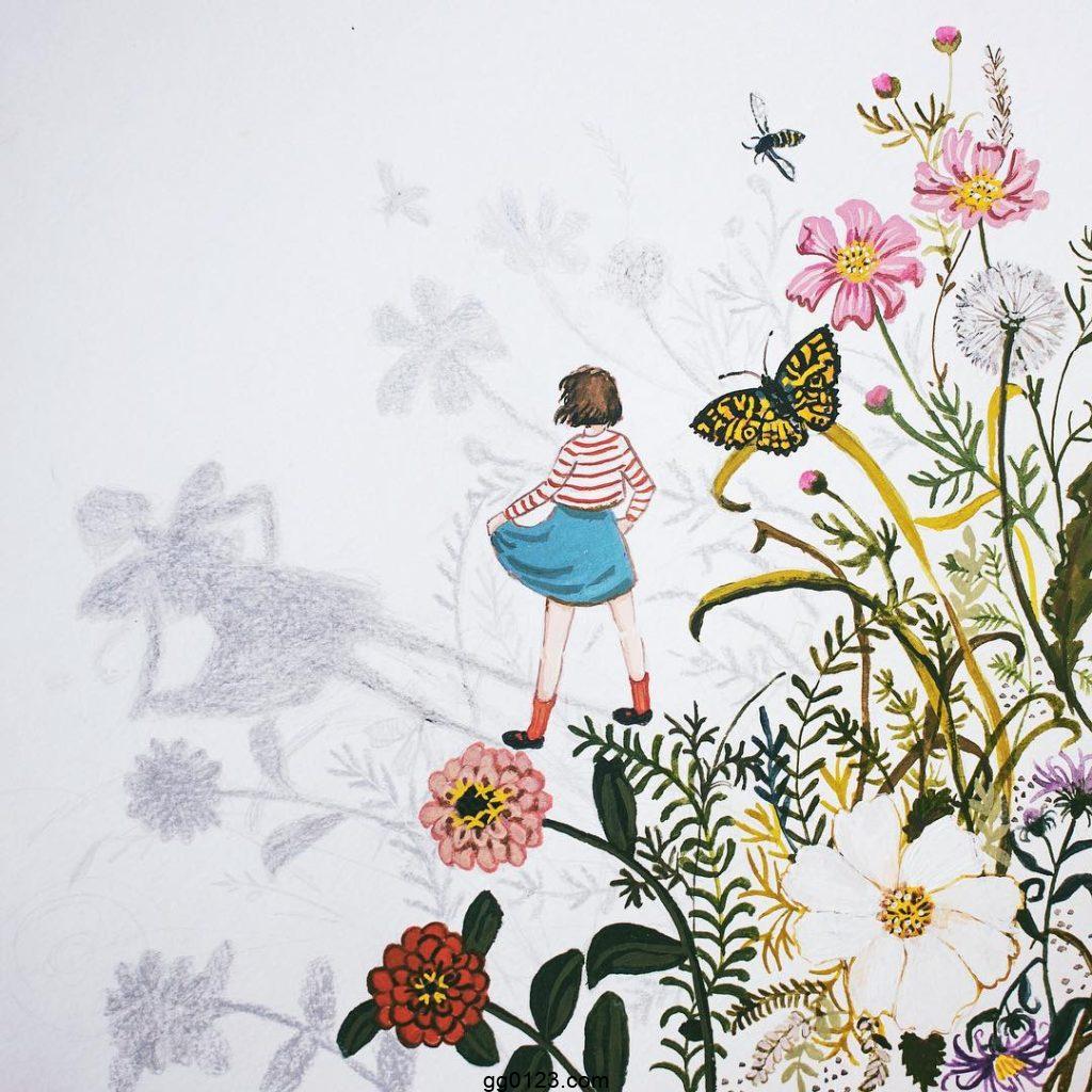 美国插画师 Lore Pemberton 自然生活 作品集插图2