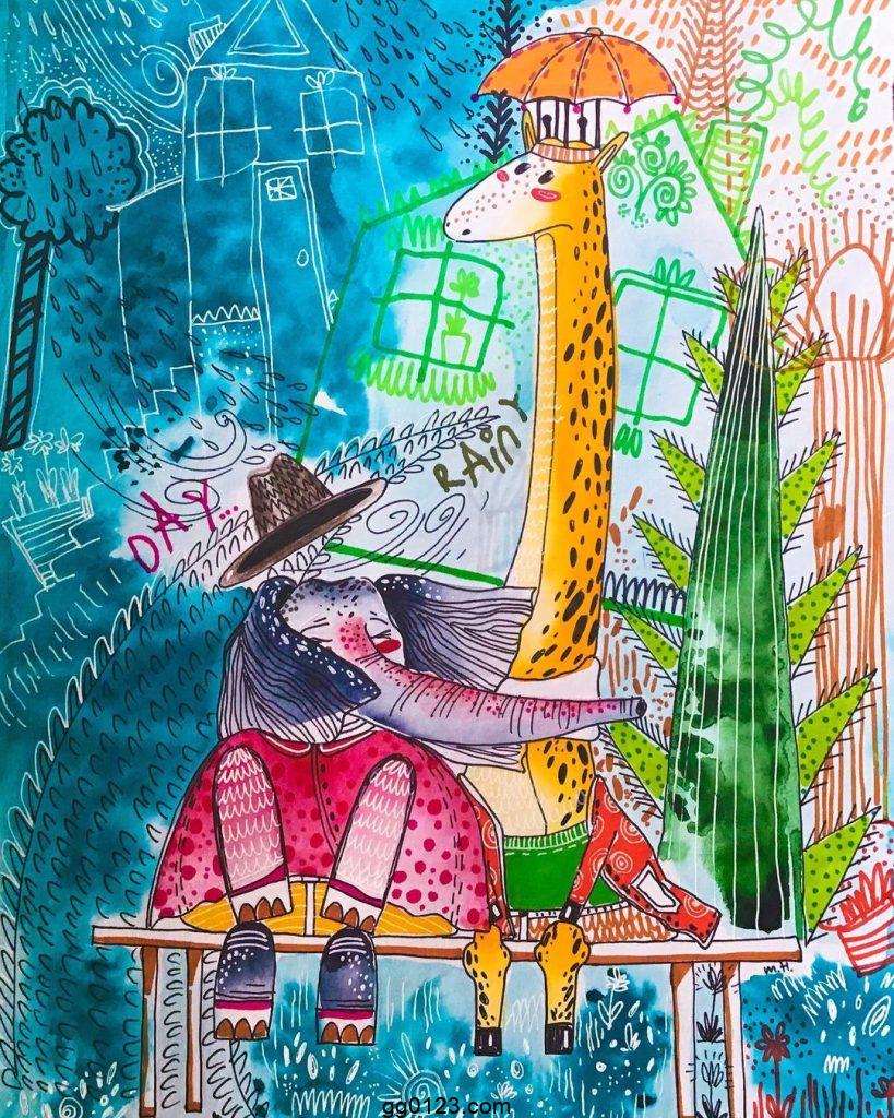 插画师 Marina Halak 作品集插图2