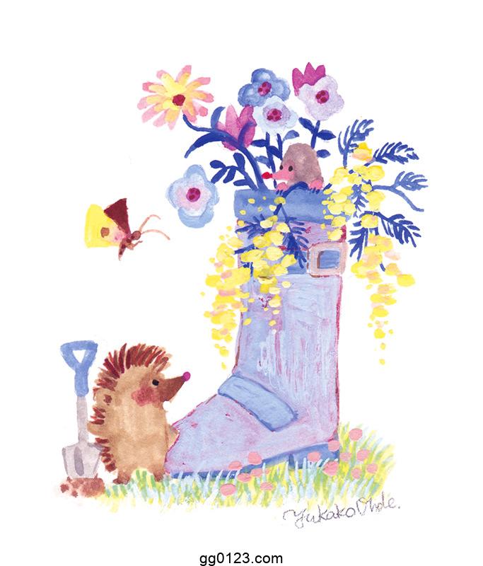 日本插画师 minty 温馨童话 作品集