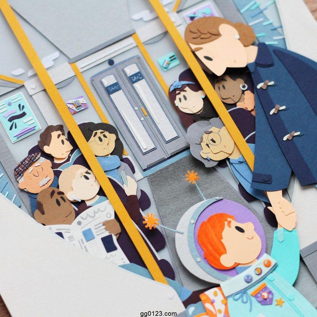 插画师 Laura Sayers 儿童剪纸 作品集插图2