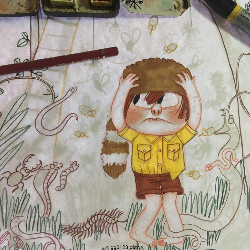 插画师 Amélie Graux 作品集插图1