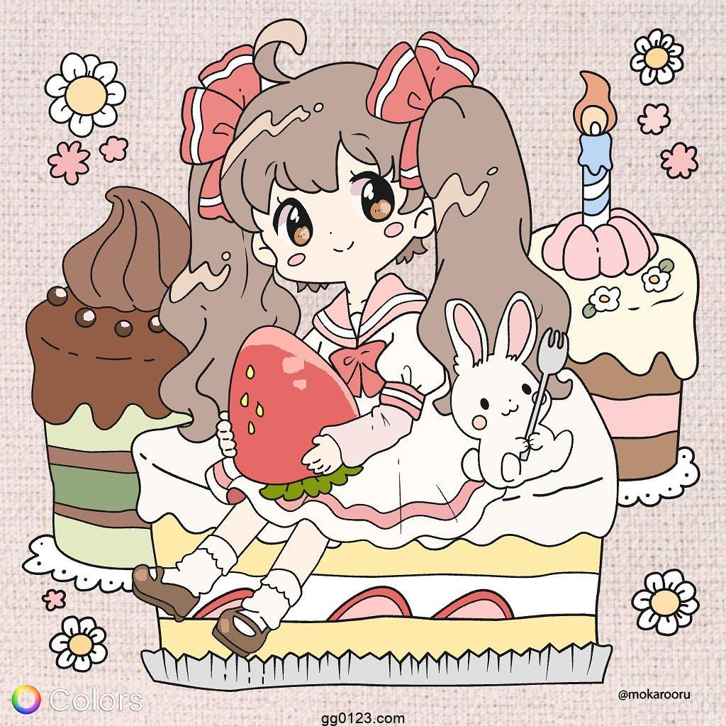 插画师 mokarooru 软萌可爱 作品集插图2