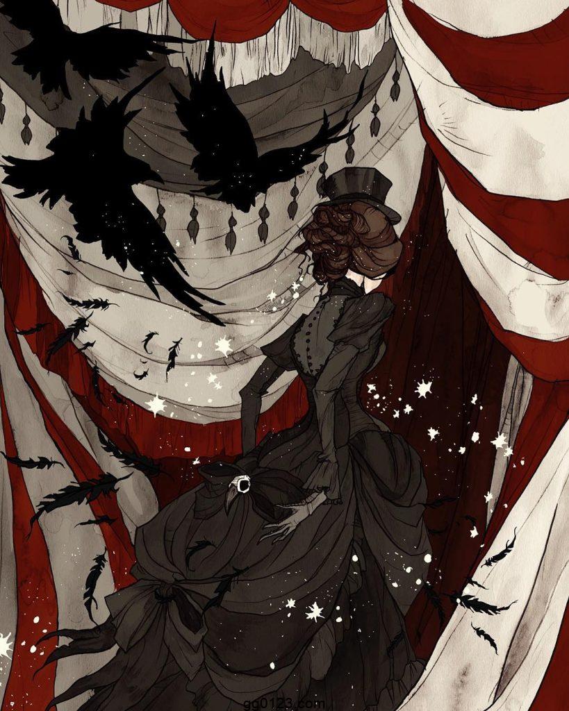 插画师 Abigail Larson 哥特暗黑风 作品集插图1