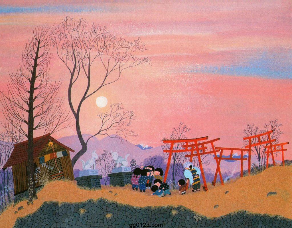 素朴画派 原田泰治 作品集插图1