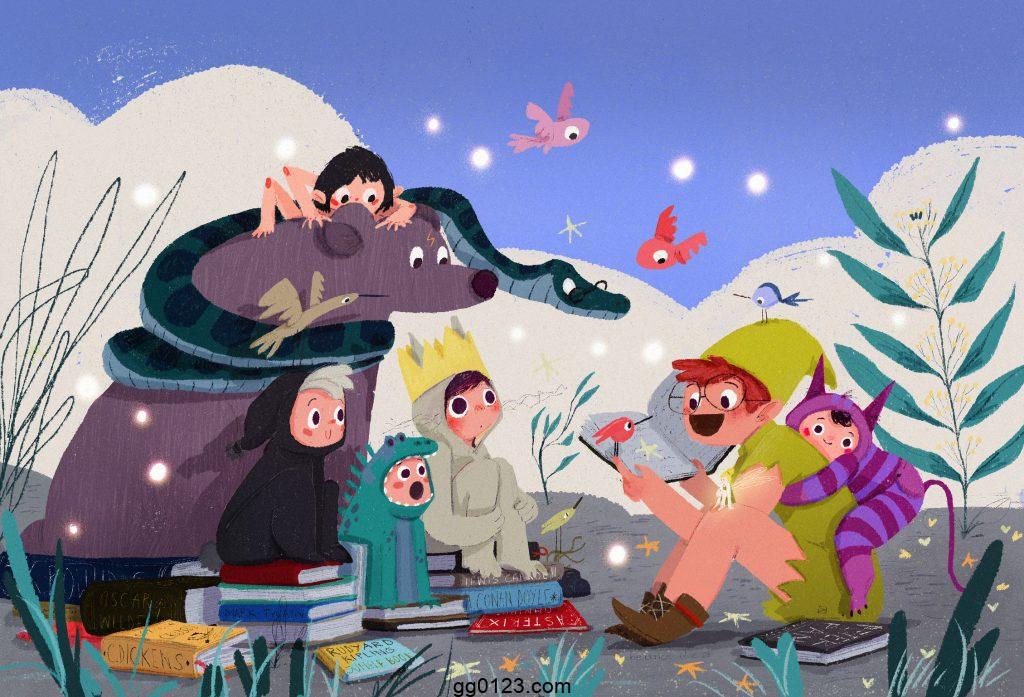 西班牙插画师 Beatrice Blue 美好童趣 作品集插图1