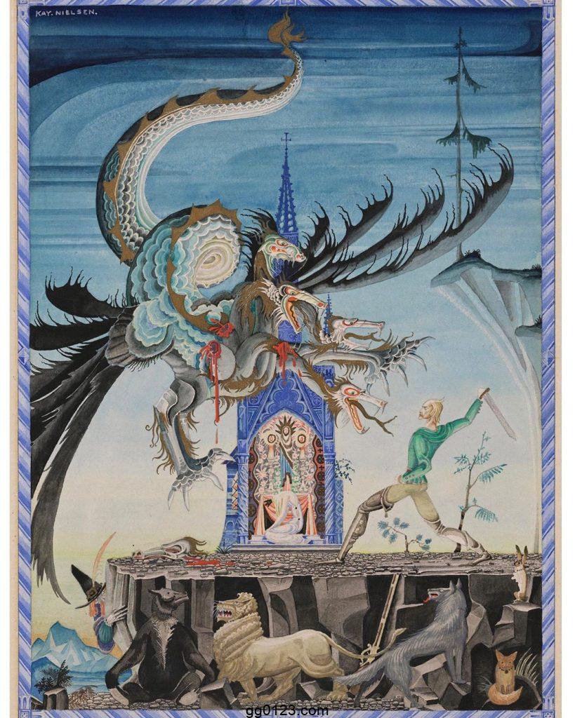 插画大师 凯·尼尔森 Kay Nielsen 作品集