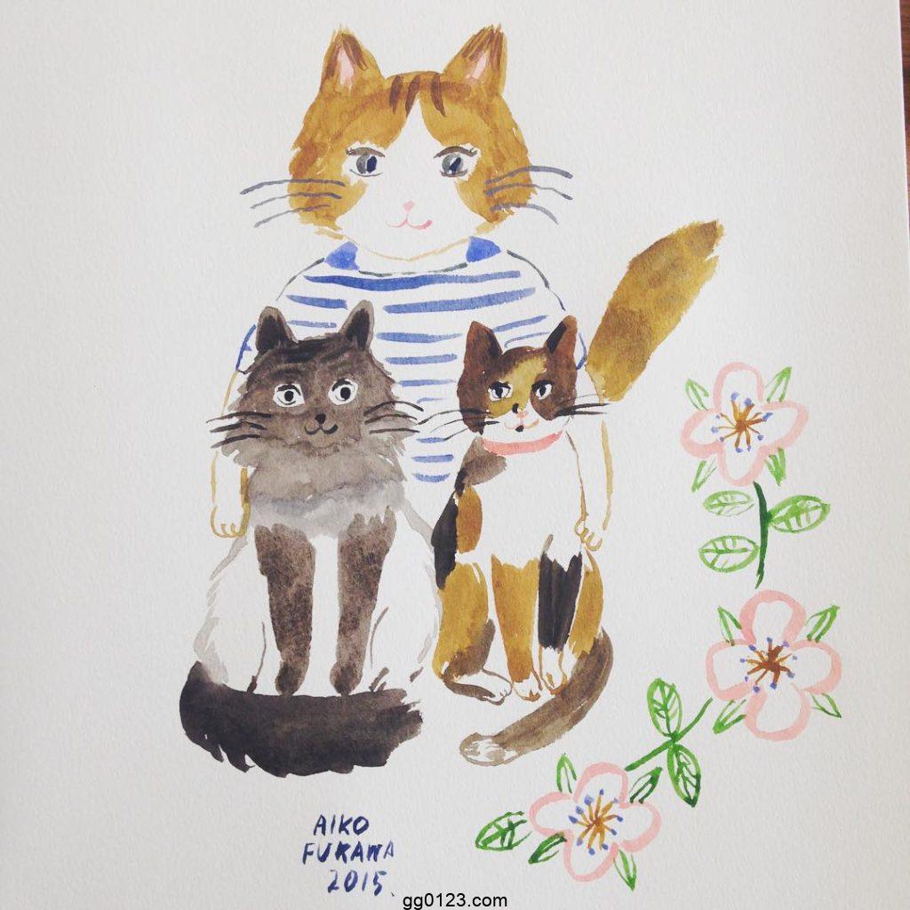 插画师 布川爱子 aiko fukawa 作品集