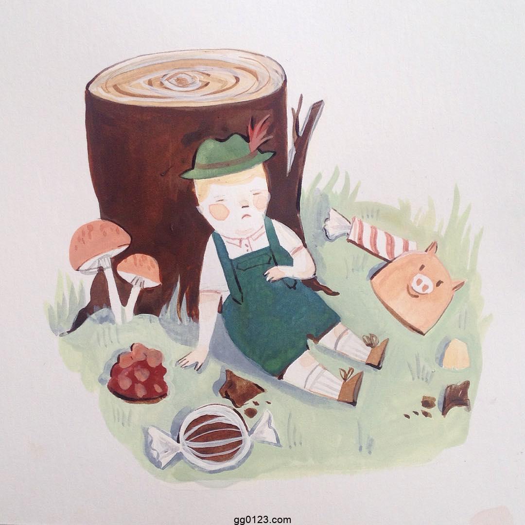 插画师 Kelsey Garrity Riley 作品集