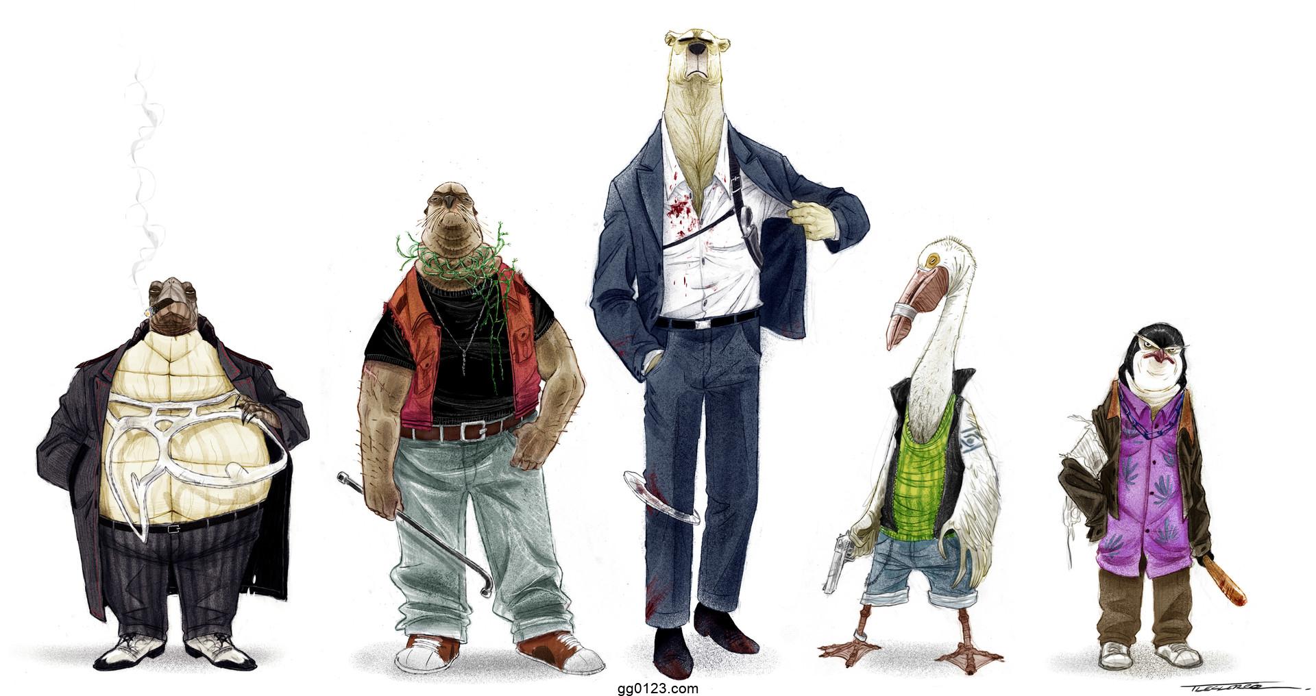 插画师 Thibault LECLERCQ 动物设计 作品集插图2