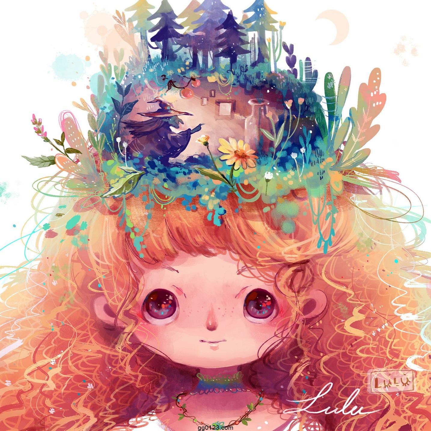 台湾插画师 Salululuart 绚丽缤纷 作品集插图