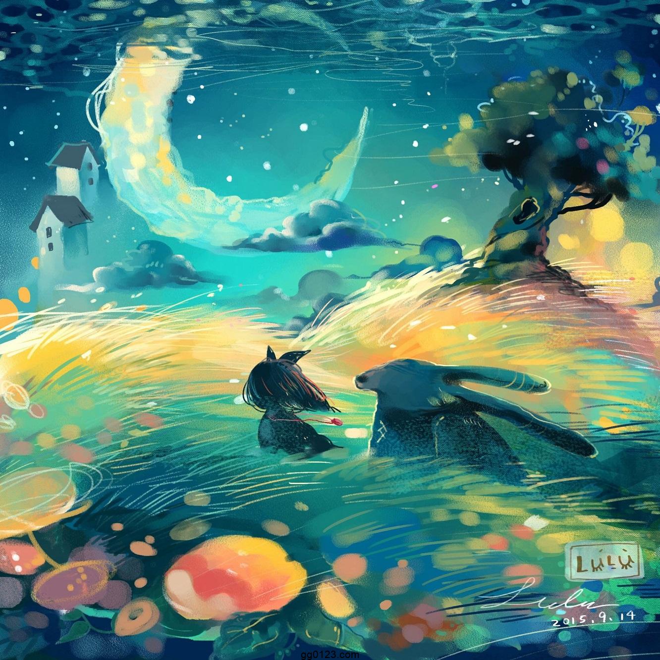 台湾插画师 Salululuart 绚丽缤纷 作品集插图1