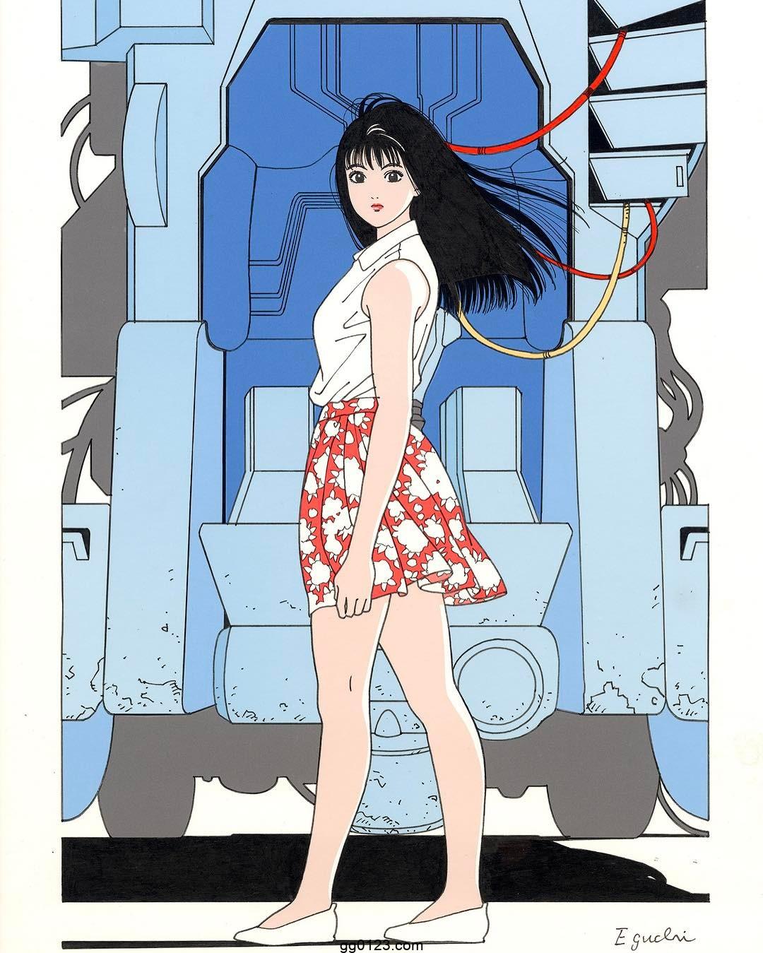 日本鬼才画师 Hisashi Eguchi 江口寿史 作品集插图1