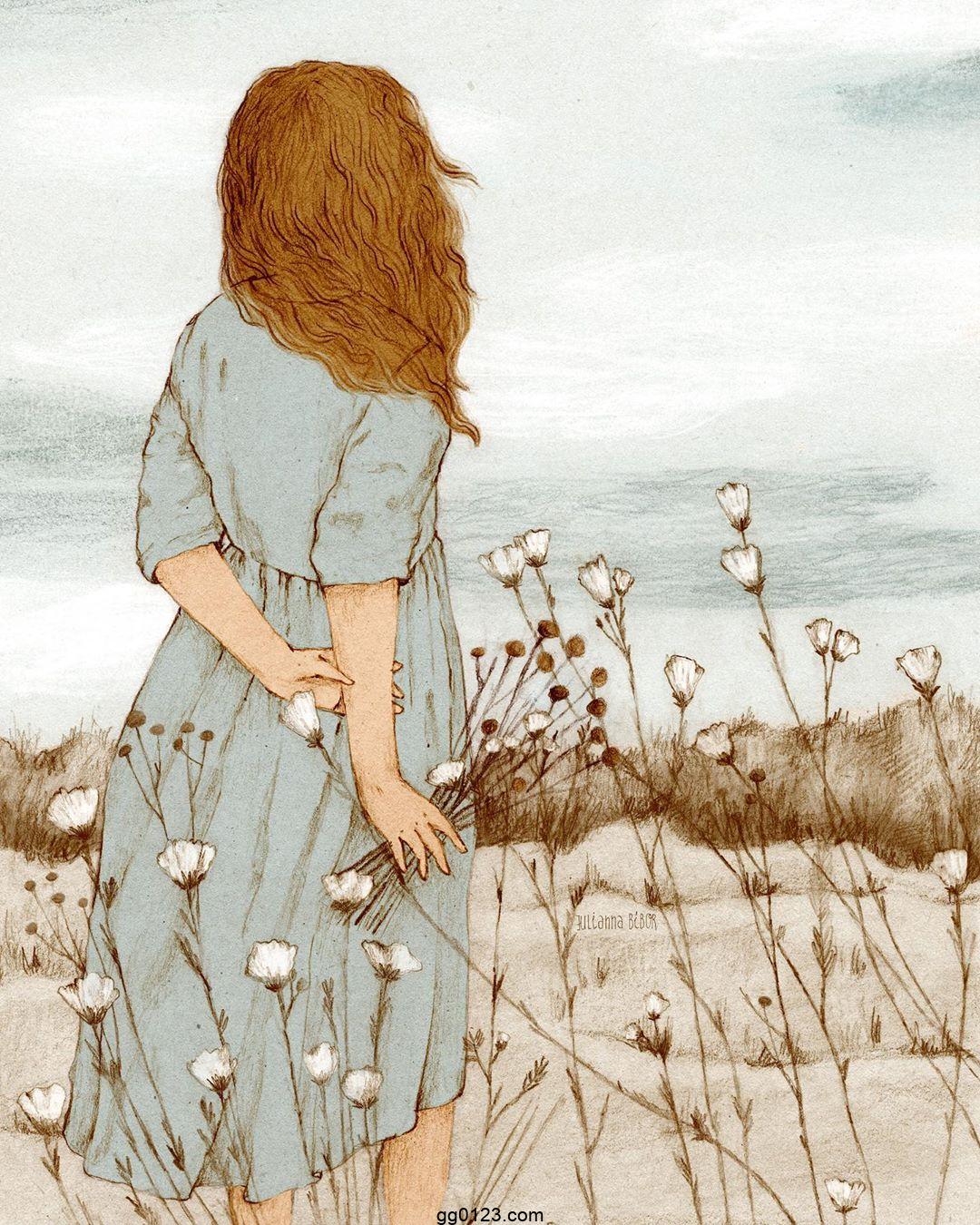 插画师 Julianna Bíbor 宁静治愈 作品集