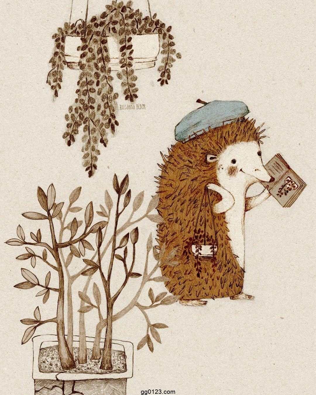 插画师 Julianna Bíbor 宁静治愈 作品集插图1