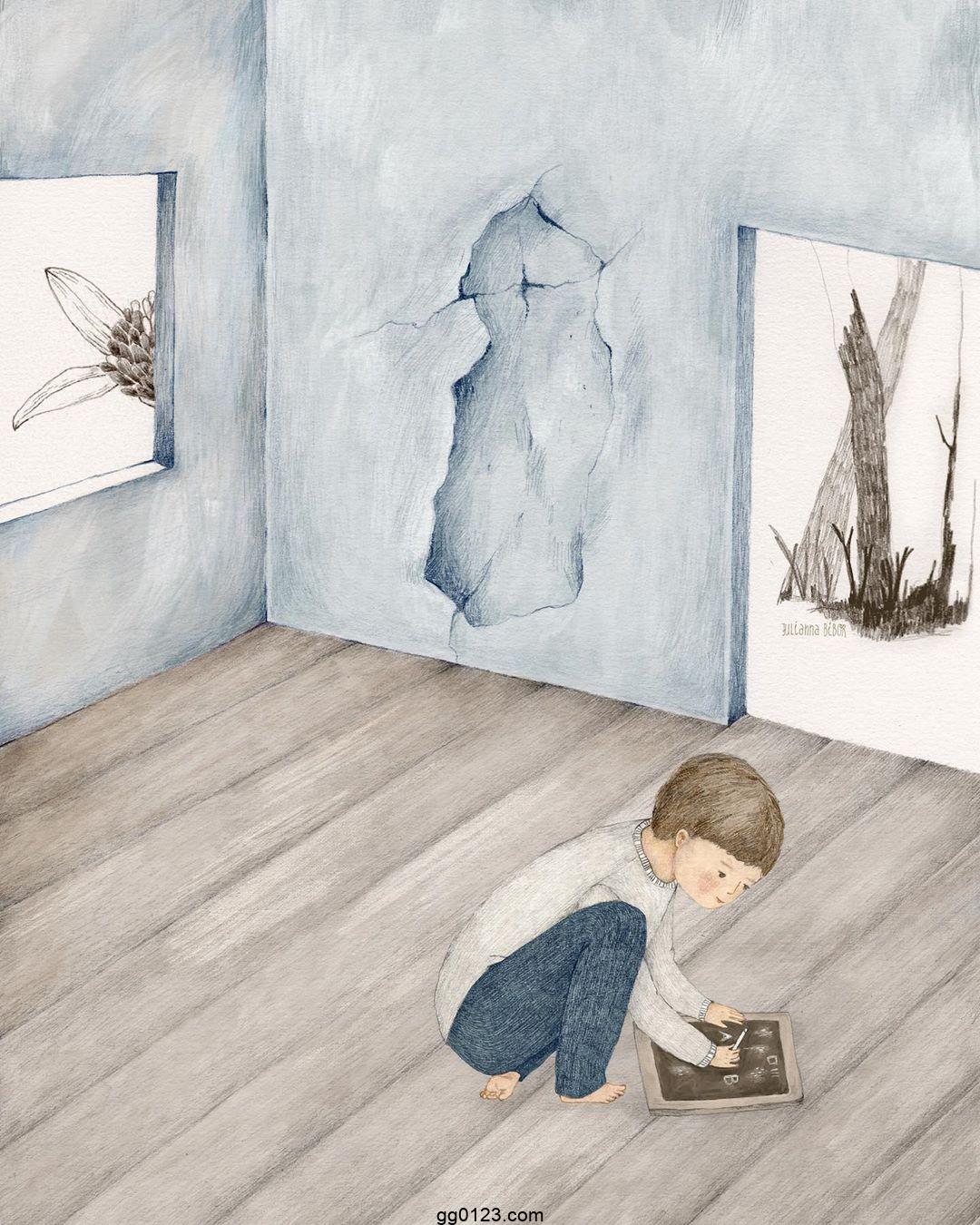 插画师 Julianna Bíbor 宁静治愈 作品集插图2