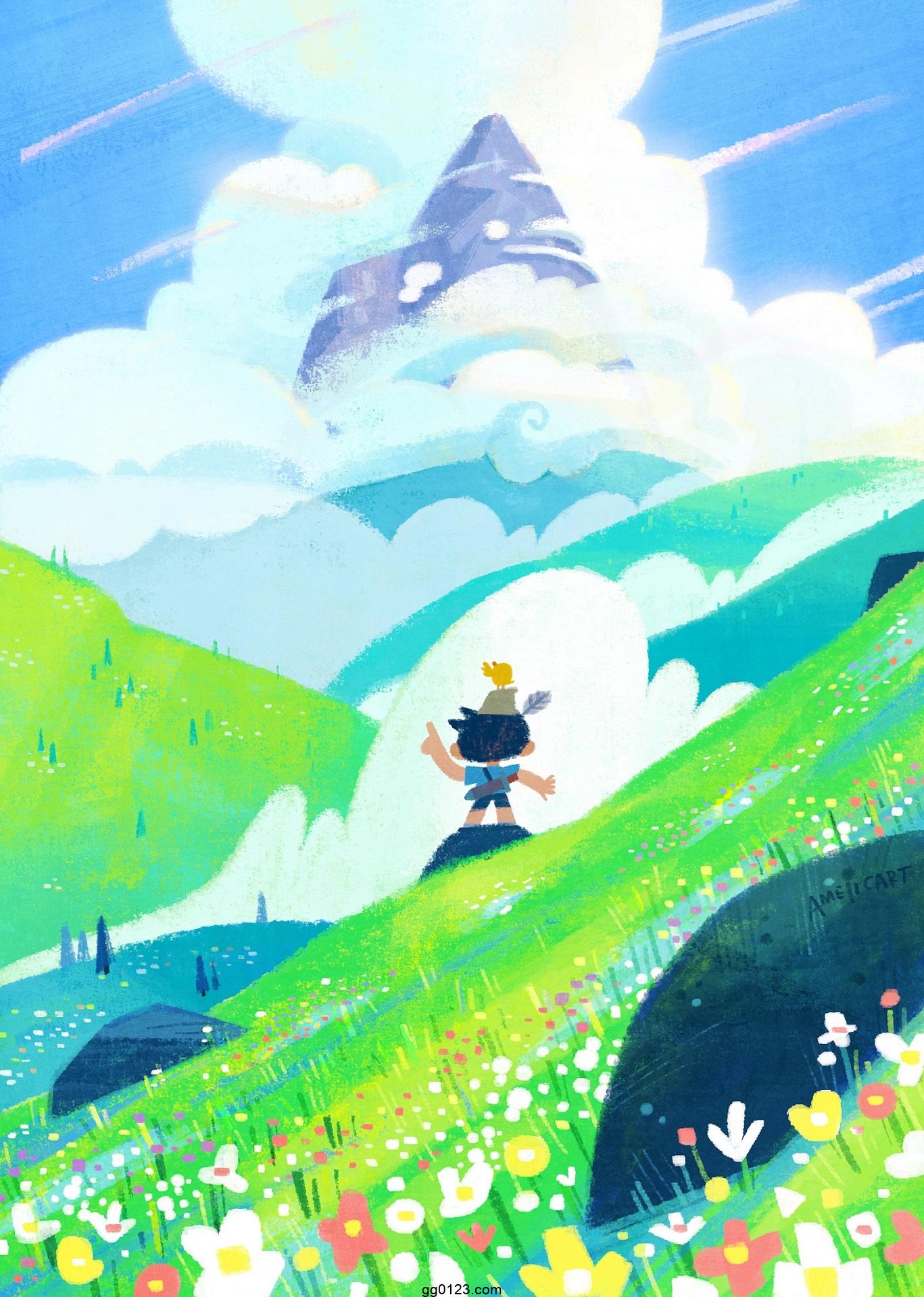 日本插画师 Amelicart 可爱治愈萌 作品集插图1