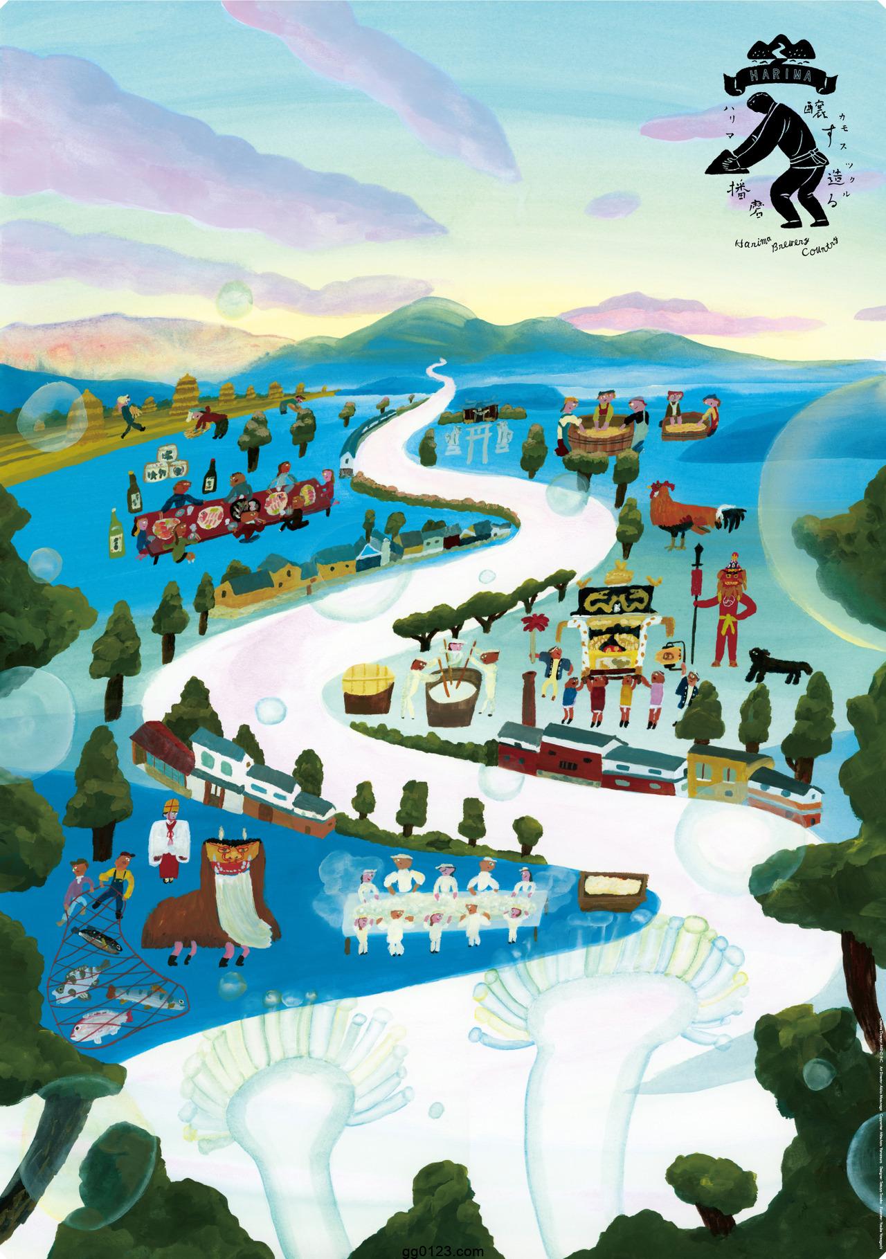 日本插画师 山口洋佑 Yosuke Yamaguchi 作品集点点之光