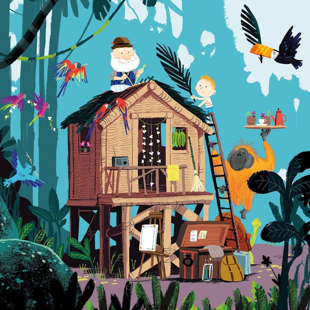 英国儿童插画师 Benji Davies 作品集