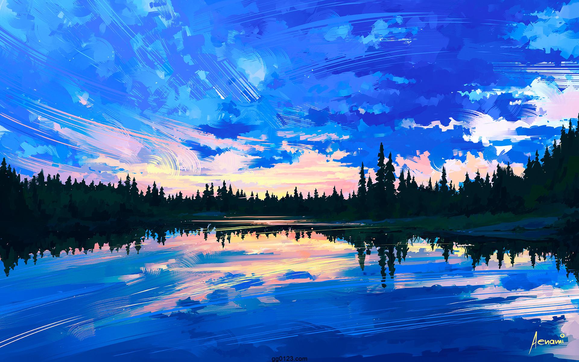 乌克兰插画师 Alena Aenami 绚丽色彩 作品集