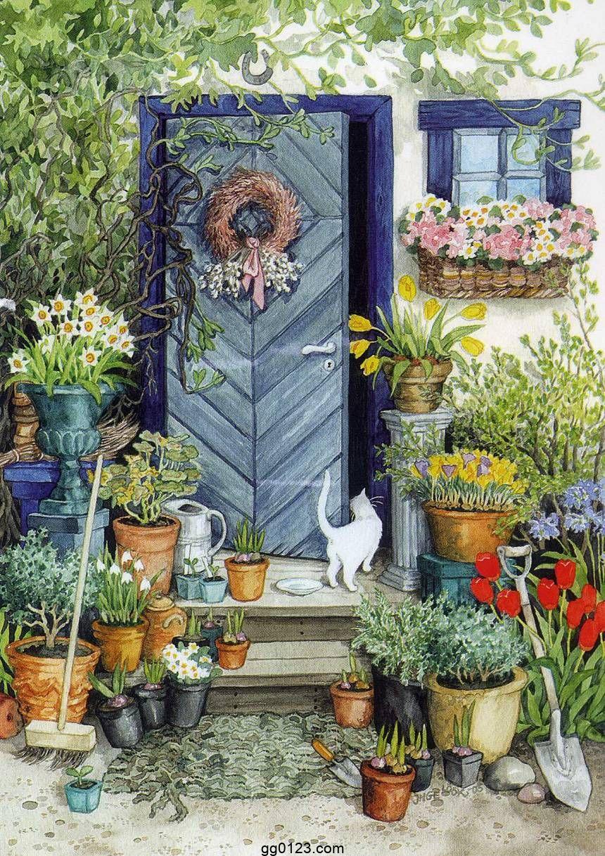 芬兰插画师 Lnge Look 温馨治愈 作品集