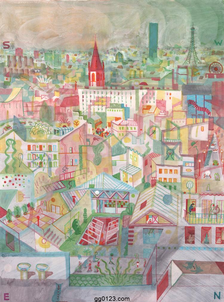 比利时插画师 Brecht Evens 神秘多彩 作品集插图1