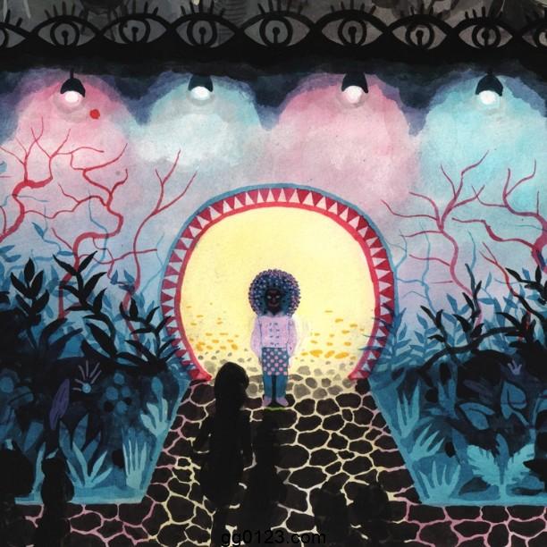 比利时插画师 Brecht Evens 神秘多彩 作品集插图2