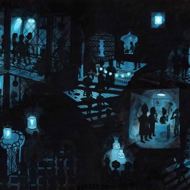 比利时插画师 Brecht Evens 神秘多彩 作品集