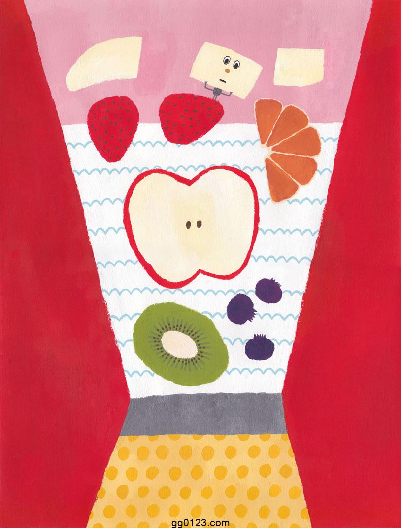 插画设计师 kaori seno 可爱童趣 作品集