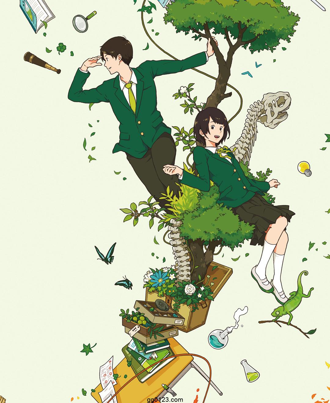 插画师 Ukilog 独特构图 作品集插图1