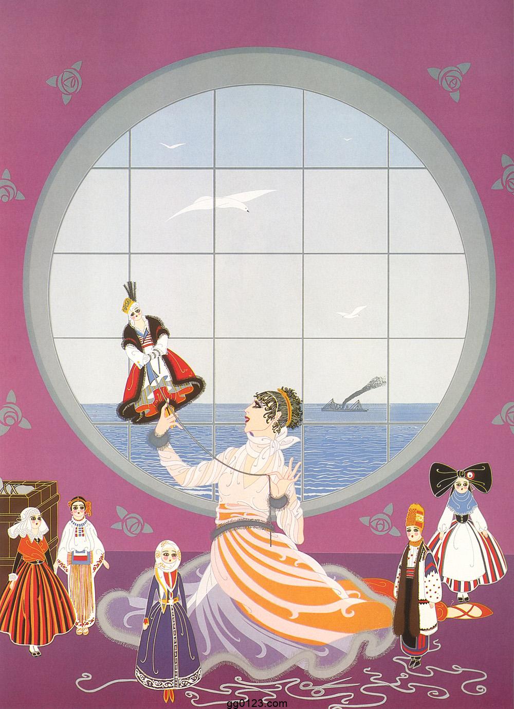 艺术家(Erte)大师 Romain de Tirtoff Erte 作品集