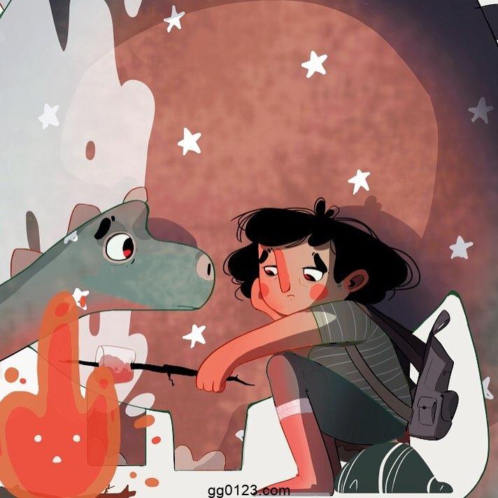 插画师 Corah louise 怪诞有趣 作品集